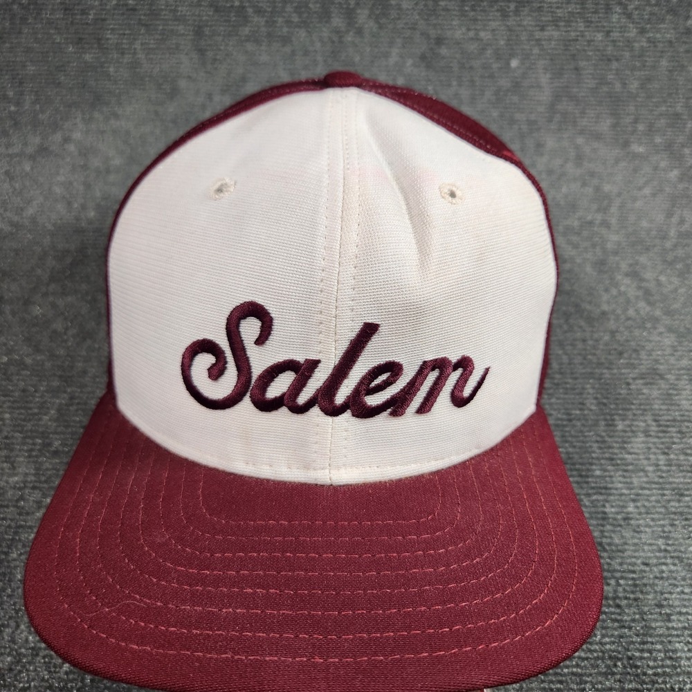 Vintage Salem New Era Snapback Hat USA Made Pro Model Sportswear Script Logo